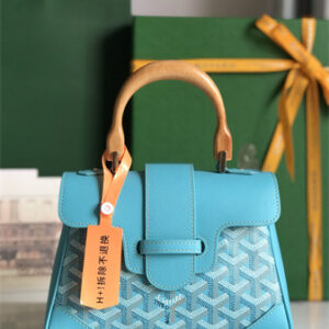 Goyard Saigon Souple Mini Bag Goyardine Canvas & Chevroches Calfskin