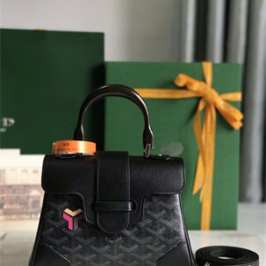 Goyard Saigon Souple Mini Bag Goyardine Canvas & Chevroches Calfskin