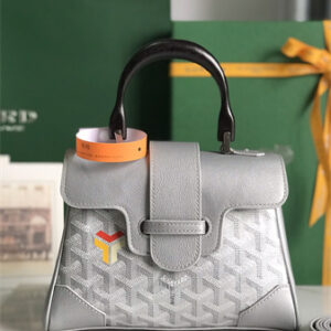 Goyard Saigon Souple Mini Bag Goyardine Canvas & Chevroches Calfskin