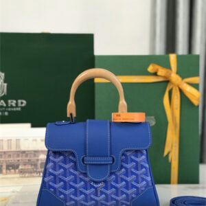Goyard Saigon Souple Mini Bag Goyardine Canvas & Chevroches Calfskin