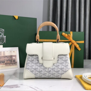 Goyard Saigon Souple Mini Bag Goyardine Canvas & Chevroches Calfskin