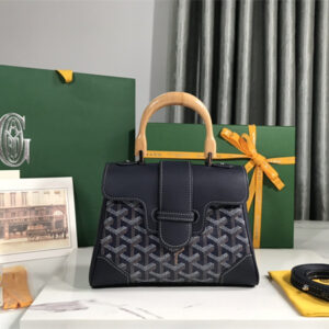 Goyard Saigon Souple Mini Bag Goyardine Canvas & Chevroches Calfskin
