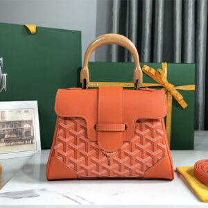 Goyard Saigon Souple Mini Bag Goyardine Canvas & Chevroches Calfskin