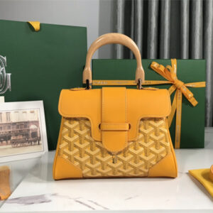 Goyard Saigon Souple Mini Bag Goyardine Canvas & Chevroches Calfskin