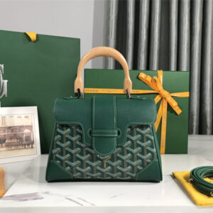 Goyard Saigon Souple Mini Bag Goyardine Canvas & Chevroches Calfskin
