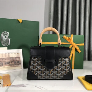 Goyard Saigon Souple Mini Bag Goyardine Canvas & Chevroches Calfskin