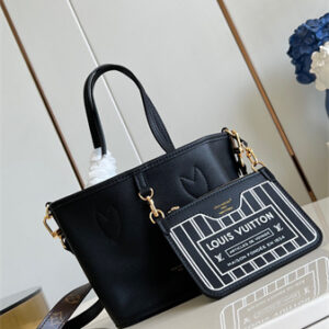 L.V Neverful  Bandoulière Inside Out BB Black M12099