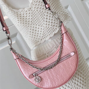 L.V Loop Handbag Ostrich leather Pink N85900