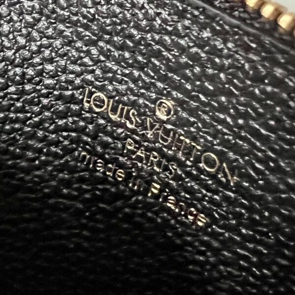 L.V Romy Card Holder Monogram Empreinte Leather Black M81883 - Image 6