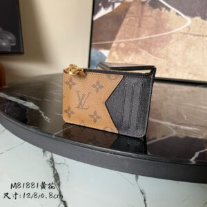 L.V Romy Card Holder Reverse  Monogram Canvas  M81912