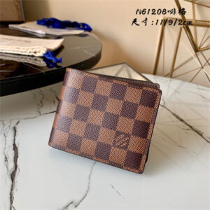 L.V Slender Wallet Damier Ebene N61208