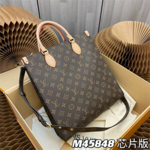 L.V SAC PIAT Tote Bag Monogram Canvas M45848