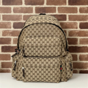 Gu.cci Large backpack with Gucci logo GG Canvas 800182