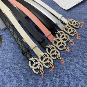 Chanel Belts In Calfskin 20MM Color Options