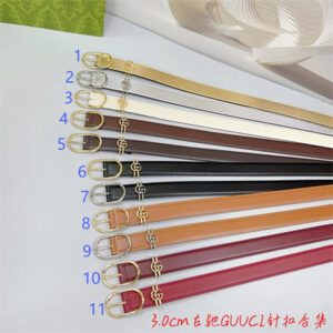 Gucci Belts In Calfskin 30MM  Color Options