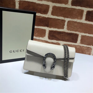 Gu.cci Dionysus Super Mini Bag Cream Leather 476432