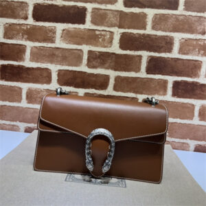 Gu.cci Dionysus small shoulder bag Vintage Brown Leather 400249