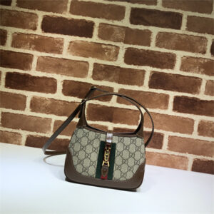 Jackie 1961 Mini Shoulder Bag GG Canvas Brown 637092
