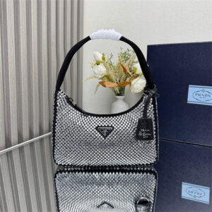 Prada  Re-Edition 2000 mini-bag With Diamond Black 1NE515