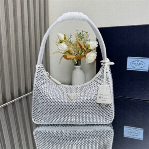 Prada  Re-Edition 2000 mini-bag With Diamond White 1NE515