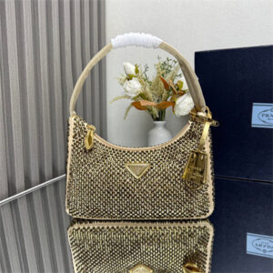 Prada  Re-Edition 2000 mini-bag With Diamond Gold 1NE515