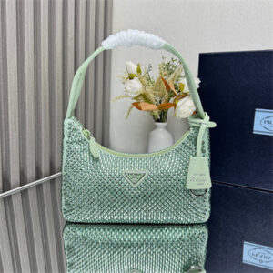 Prada  Re-Edition 2000 mini-bag With Diamond Green 1NE515