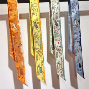 Hermes Twilly 100% Silk 37830