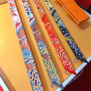 Hermes Twilly 100% Silk 37833