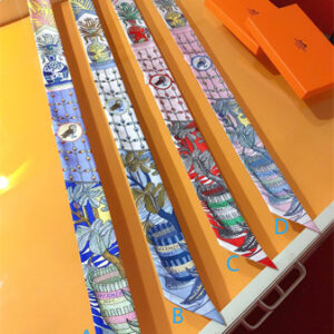 Hermes Twilly 100% Silk 37834