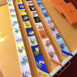 Hermes Twilly 100% Silk 37835