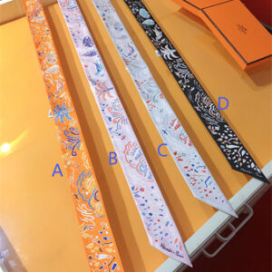 Hermes Twilly 100% Silk 37837