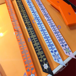 Hermes Twilly 100% Silk 37838