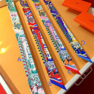 Hermes Twilly 100% Silk 37839