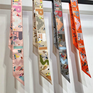 Hermes Twilly 100% Silk 37852