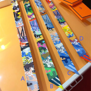 Hermes Twilly 100% Silk 37855
