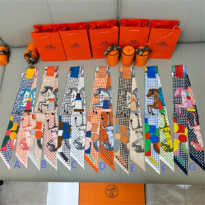 Hermes Twilly 100% Silk 37860