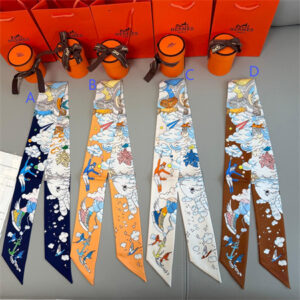 Hermes Twilly 100% Silk 37861