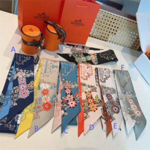 Hermes Twilly 100% Silk 37862