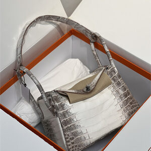 Lindy Himalayan Bag 26 Niloticus Silver Tone Metal HS