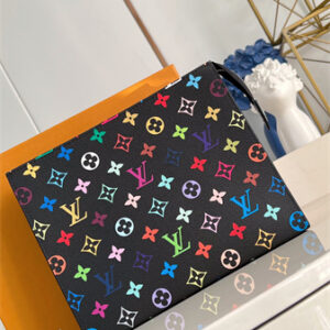 L.V X TM Toiletry Pouch Multicolors Monogram Canvas Black M13746
