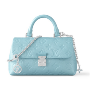 L.V Nano Madeleine Blue Supple grained cowhide leather M12211 TOP