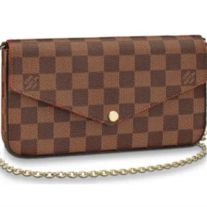 L.V Felicie Pochette Damier Ebene Canvas M63032 TOP