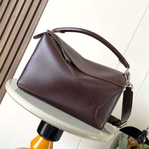 Loewe Large Puzzle Bag In Shinny Grained Calfskin