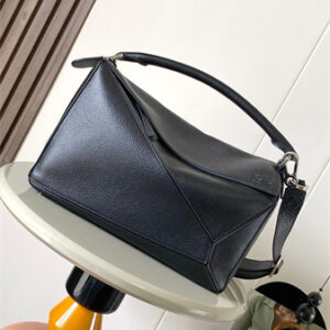 Loewe Large Puzzle Bag In Shinny Grained Calfskin