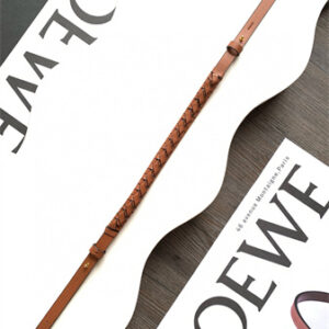 Loewe Woven spiral strap in classic calfskin Tan