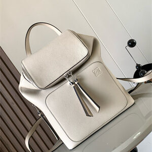 Loewe Goya Backpack in Soft Grained calfskin Cream