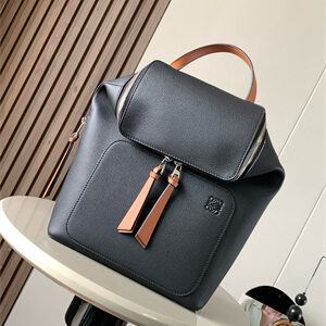 Loewe Goya Backpack in Soft Grained calfskin Black