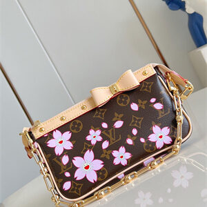 LV x TM Pochette Accessoires Monogram coated canvas Sakura Brown M13666