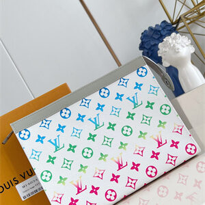 L.V Pochette Voyage MM Iridescent Monogram Canvas M13907