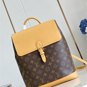 L.V Soho MM Backpack Coated canvas & Cowhide-leather M14653